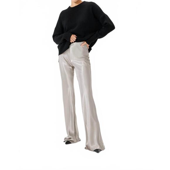 NEW SOPHIE RUE satin bell pant in grey